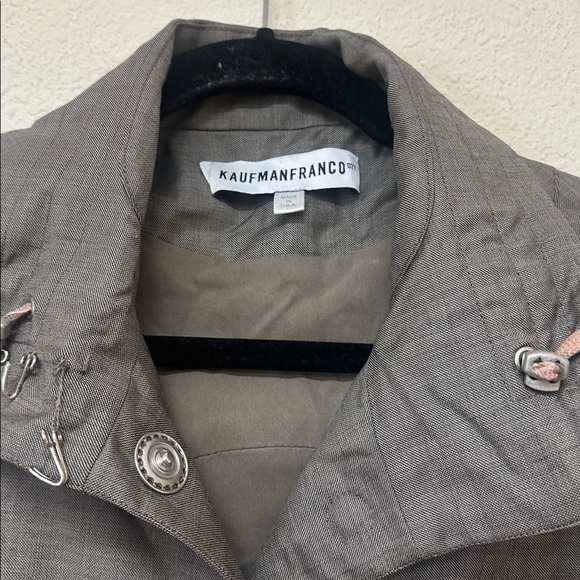 kaufmanfranco womans Charcoal Utility Jacket size M - Picture 4 of 6